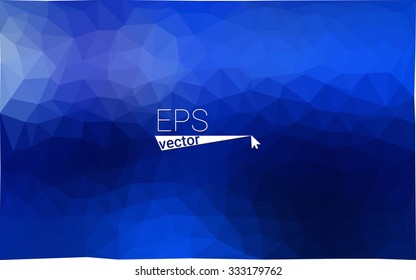 multicolor dark blue geometric rumpled triangular low poly style gradient illustration graphic background. Vector polygonal design for your business.
