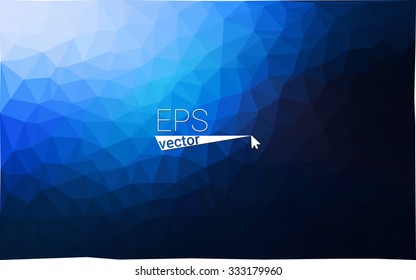 multicolor dark blue geometric rumpled triangular low poly style gradient illustration graphic background. Vector polygonal design for your business.
