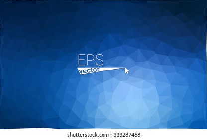 multicolor dark blue geometric rumpled triangular low poly style gradient illustration graphic background. Vector polygonal design for your business.
