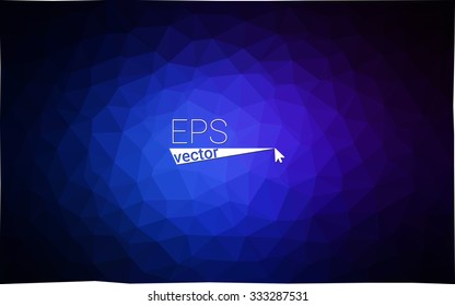 multicolor dark blue geometric rumpled triangular low poly style gradient illustration graphic background. Vector polygonal design for your business.