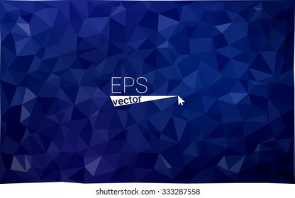 multicolor dark blue geometric rumpled triangular low poly style gradient illustration graphic background. Vector polygonal design for your business.