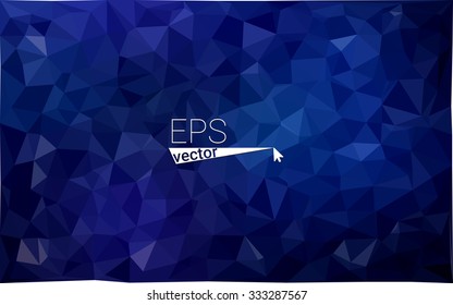 multicolor dark blue geometric rumpled triangular low poly style gradient illustration graphic background. Vector polygonal design for your business.