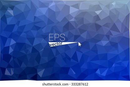 multicolor dark blue geometric rumpled triangular low poly style gradient illustration graphic background. Vector polygonal design for your business.