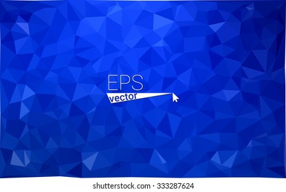 multicolor dark blue geometric rumpled triangular low poly style gradient illustration graphic background. Vector polygonal design for your business.