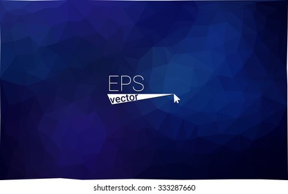 multicolor dark blue geometric rumpled triangular low poly style gradient illustration graphic background. Vector polygonal design for your business.