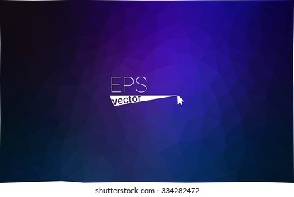 multicolor dark blue geometric rumpled triangular low poly style gradient illustration graphic background. Vector polygonal design for your business.