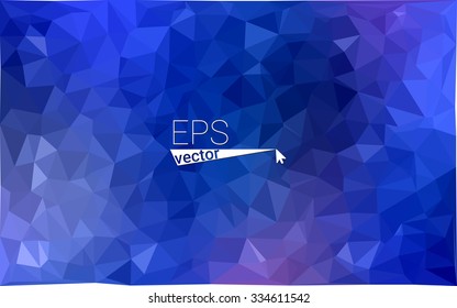 multi-color dark blue geometric rumpled triangular low poly style gradient illustration graphic background. Vector polygonal design for your business.