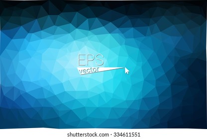 multi-color dark blue geometric rumpled triangular low poly style gradient illustration graphic background. Vector polygonal design for your business.