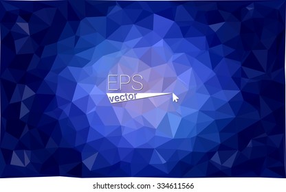 multi-color dark blue geometric rumpled triangular low poly style gradient illustration graphic background. Vector polygonal design for your business.