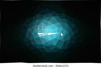 multi-color dark blue geometric rumpled triangular low poly style gradient illustration graphic background. Vector polygonal design for your business.