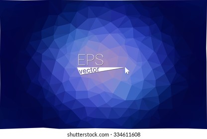 multi-color dark blue geometric rumpled triangular low poly style gradient illustration graphic background. Vector polygonal design for your business.