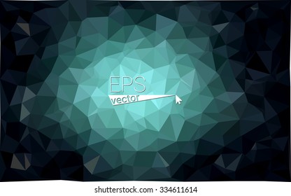 multi-color dark blue geometric rumpled triangular low poly style gradient illustration graphic background. Vector polygonal design for your business.