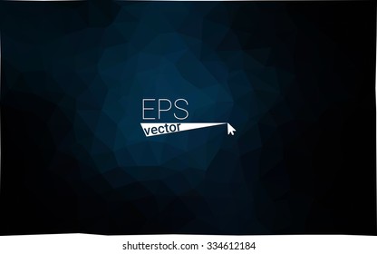 multicolor dark blue geometric rumpled triangular low poly style gradient illustration graphic background. Vector polygonal design for your business.