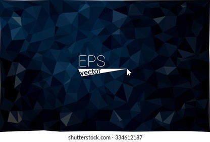 multicolor dark blue geometric rumpled triangular low poly style gradient illustration graphic background. Vector polygonal design for your business.