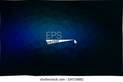multicolor dark blue geometric rumpled triangular low poly style gradient illustration graphic background. Vector polygonal design for your business.