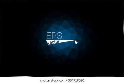 multicolor dark blue geometric rumpled triangular low poly style gradient illustration graphic background. Vector polygonal design for your business.