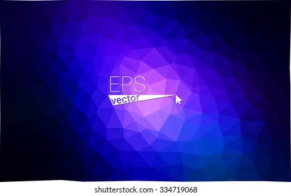 multicolor dark blue geometric rumpled triangular low poly style gradient illustration graphic background. Vector polygonal design for your business.