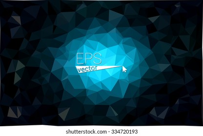 multicolor dark blue geometric rumpled triangular low poly style gradient illustration graphic background. Vector polygonal design for your business.