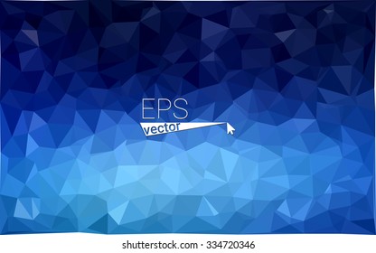 multicolor dark blue geometric rumpled triangular low poly style gradient illustration graphic background. Vector polygonal design for your business.