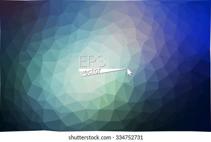 multicolor dark blue geometric rumpled triangular low poly style gradient illustration graphic background. Vector polygonal design for your business.