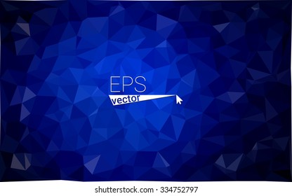 multicolor dark blue geometric rumpled triangular low poly style gradient illustration graphic background. Vector polygonal design for your business.