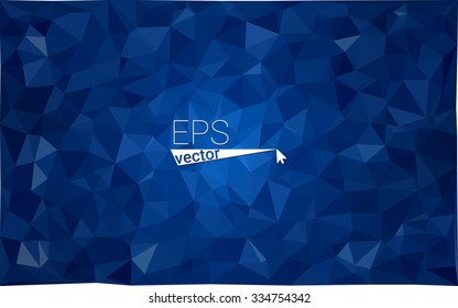 multicolor dark blue geometric rumpled triangular low poly style gradient illustration graphic background. Vector polygonal design for your business.
