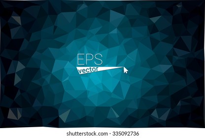 multicolor dark blue geometric rumpled triangular low poly style gradient illustration graphic background. Vector polygonal design for your business.
