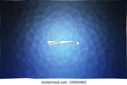 multicolor dark blue geometric rumpled triangular low poly style gradient illustration graphic background. Vector polygonal design for your business.