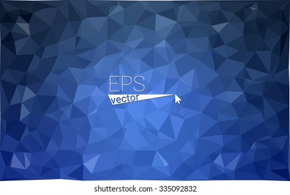 multicolor dark blue geometric rumpled triangular low poly style gradient illustration graphic background. Vector polygonal design for your business.