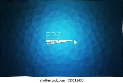 multicolor dark blue geometric rumpled triangular low poly style gradient illustration graphic background. Vector polygonal design for your business.