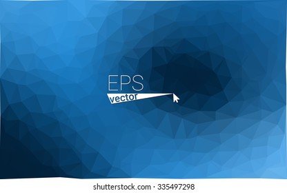 multicolor dark blue geometric rumpled triangular low poly style gradient illustration graphic background. Vector polygonal design for your business.