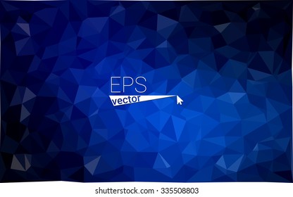 multicolor dark blue geometric rumpled triangular low poly style gradient illustration graphic background. Vector polygonal design for your business.
