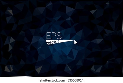 multicolor dark blue geometric rumpled triangular low poly style gradient illustration graphic background. Vector polygonal design for your business.
