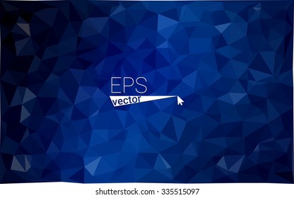 multicolor dark blue geometric rumpled triangular low poly style gradient illustration graphic background. Vector polygonal design for your business.
