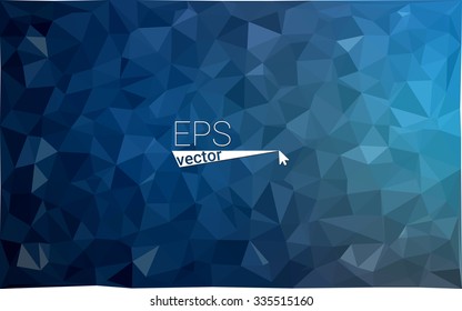 multicolor dark blue geometric rumpled triangular low poly style gradient illustration graphic background. Vector polygonal design for your business.