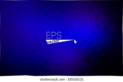multicolor dark blue geometric rumpled triangular low poly style gradient illustration graphic background. Vector polygonal design for your business.