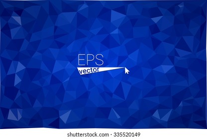 multicolor dark blue geometric rumpled triangular low poly style gradient illustration graphic background. Vector polygonal design for your business.
