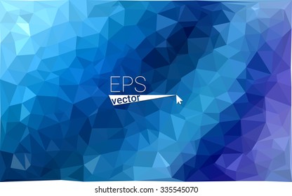 multicolor dark blue geometric rumpled triangular low poly style gradient illustration graphic background. Vector polygonal design for your business.
