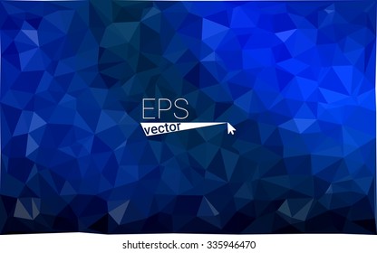 multicolor dark blue geometric rumpled triangular low poly style gradient illustration graphic background. Vector polygonal design for your business.