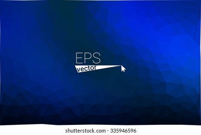 multicolor dark blue geometric rumpled triangular low poly style gradient illustration graphic background. Vector polygonal design for your business.