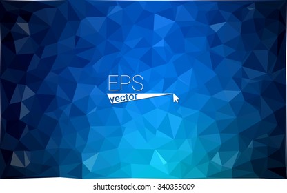 multicolor dark blue geometric rumpled triangular low poly style gradient illustration graphic background. Vector polygonal design for your business.