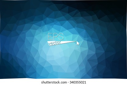 multicolor dark blue geometric rumpled triangular low poly style gradient illustration graphic background. Vector polygonal design for your business.