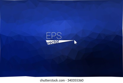 multicolor dark blue geometric rumpled triangular low poly style gradient illustration graphic background. Vector polygonal design for your business.