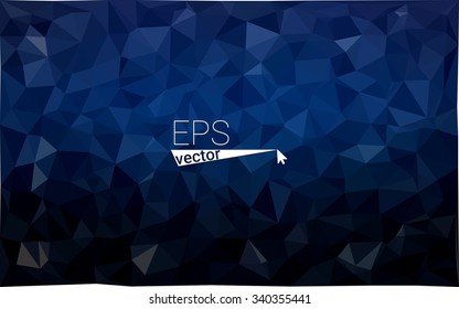 multicolor dark blue geometric rumpled triangular low poly style gradient illustration graphic background. Vector polygonal design for your business.
