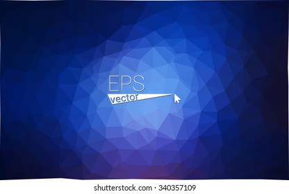 multicolor dark blue geometric rumpled triangular low poly style gradient illustration graphic background. Vector polygonal design for your business.