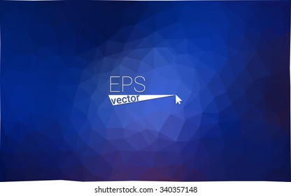 multicolor dark blue geometric rumpled triangular low poly style gradient illustration graphic background. Vector polygonal design for your business.