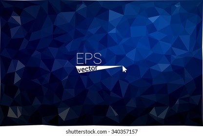 multicolor dark blue geometric rumpled triangular low poly style gradient illustration graphic background. Vector polygonal design for your business.