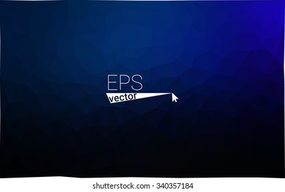 multicolor dark blue geometric rumpled triangular low poly style gradient illustration graphic background. Vector polygonal design for your business.