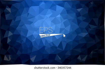 multicolor dark blue geometric rumpled triangular low poly style gradient illustration graphic background. Vector polygonal design for your business.