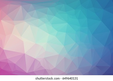 Multicolor dark blue geometric rumpled triangular low poly style gradient illustration graphic background. Polygonal design for your business. Vector illustration eps 10.